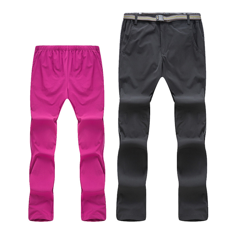 厂家直销速干裤男 夏季薄款弹力登山裤女 潮户外宽松透气休闲裤