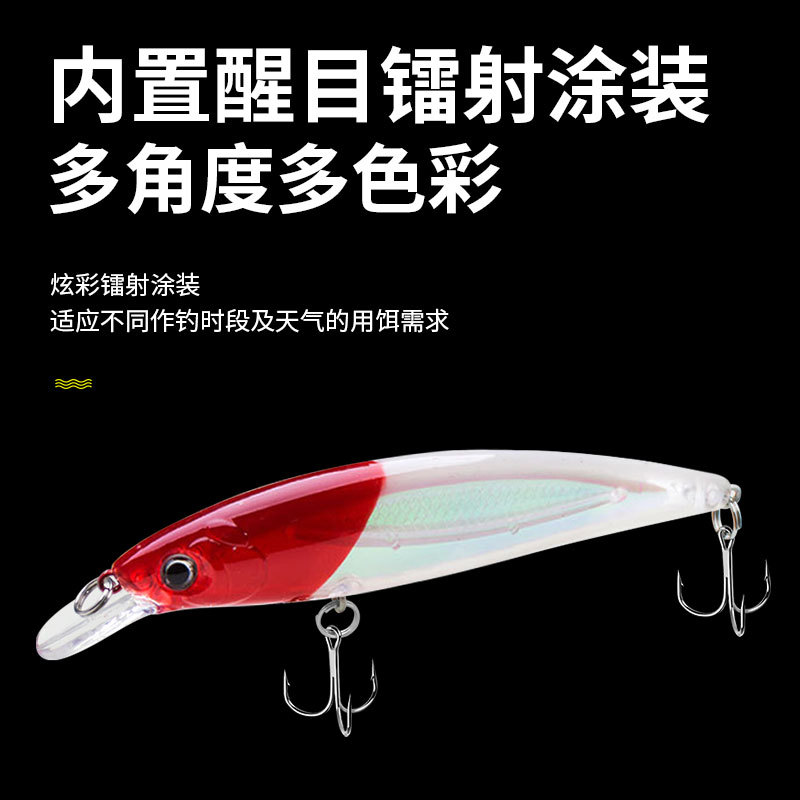 Sinking Minnow Fishing Lures 90mm 8g Hard Plastic Baits Fresh Water Bass Swimbait Tackle Gear