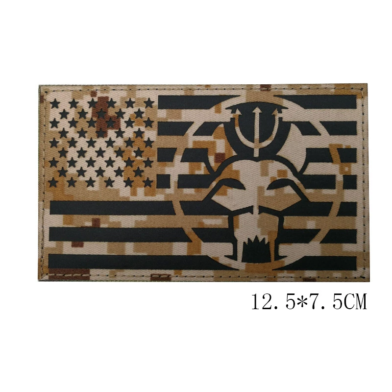 All -Black Seal Assault Team Montelling Chapter Texas Seal Tripidal Magic Magic Rider Infrared Night Visual Anti -Light Sticker