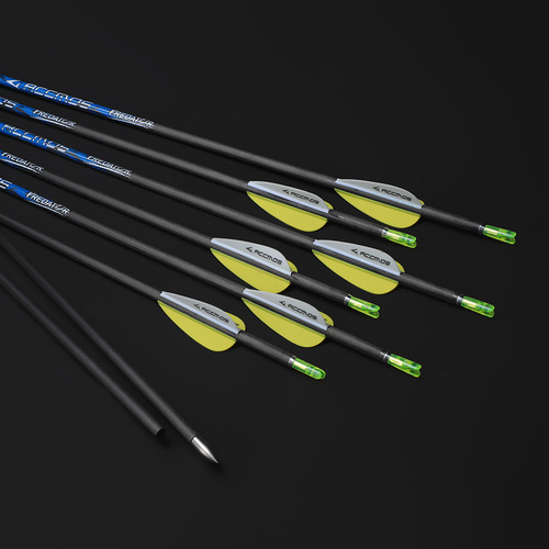 ACC blue label finished arrow outlet equipped with 4.2mm inner diameter competitive pure carbon arrow with three thousand degrees straightness