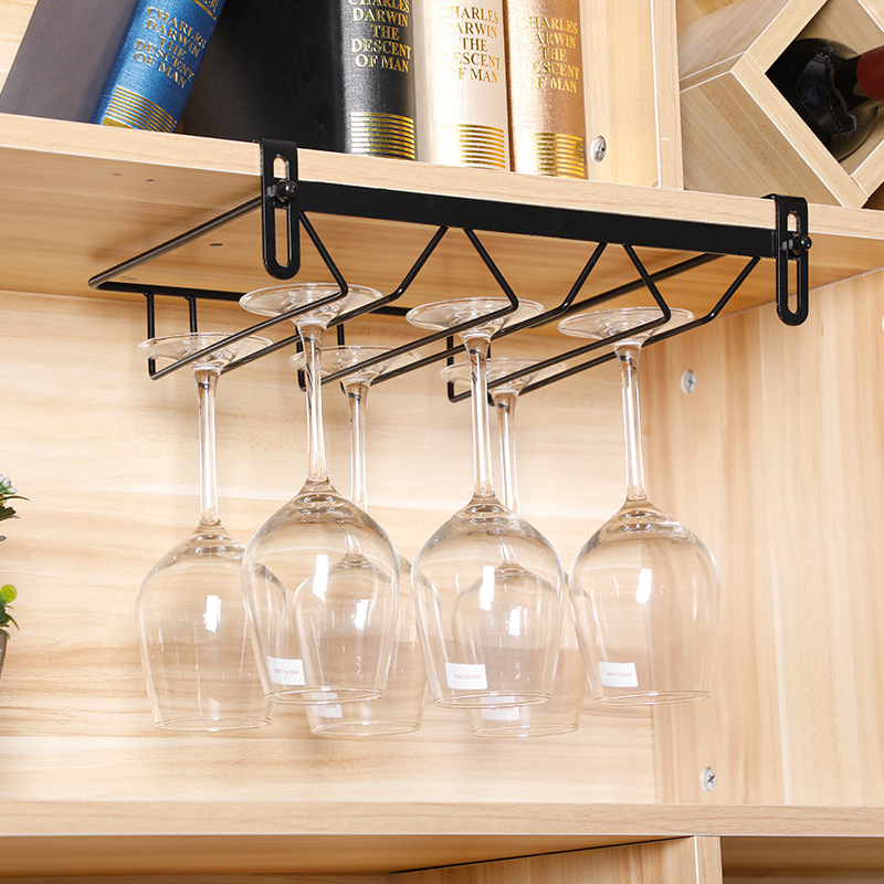 Inverted Red Wine Cup Holder Home Creative Wine Cabinet Ornaments Goblet Holder Creative Wine Cup Holder Hanging Wholesale
