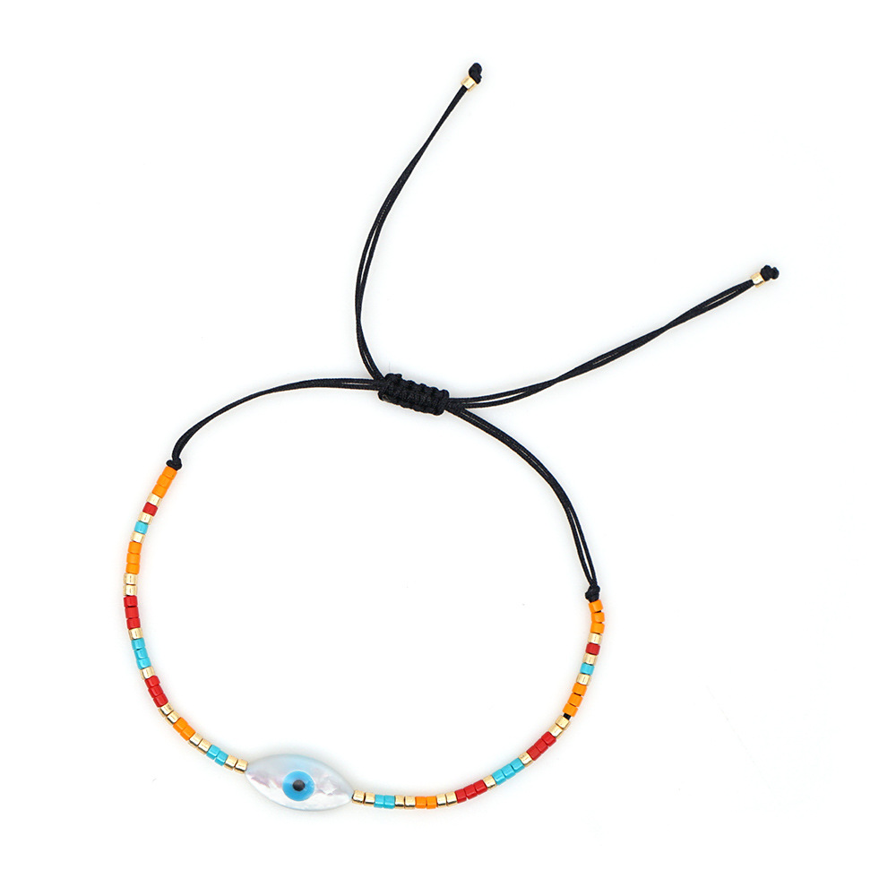 Nischen Design Tila Perlen Miyuki Reis Perlen Armband Weibliche Europäische Und Amerikanische Internet-promi-mode Augen Hand Perlen Schmuck display picture 4