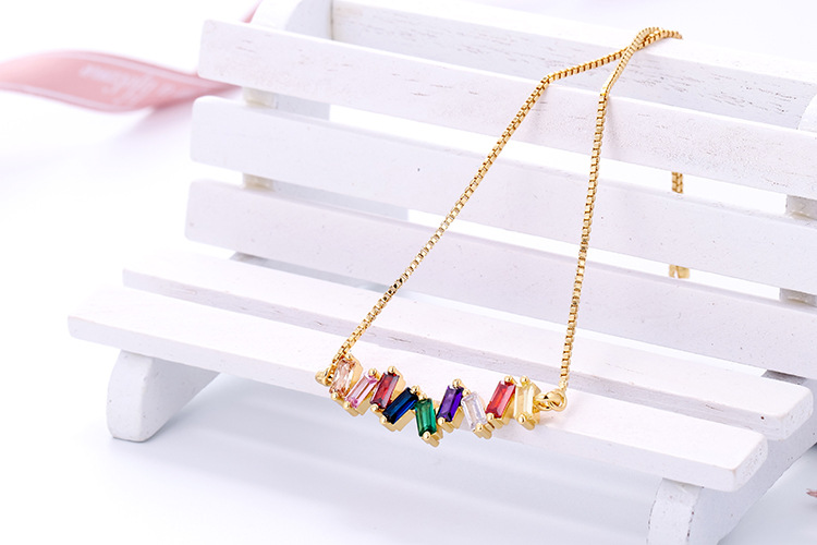fashion personality seven-color rainbow bracelet