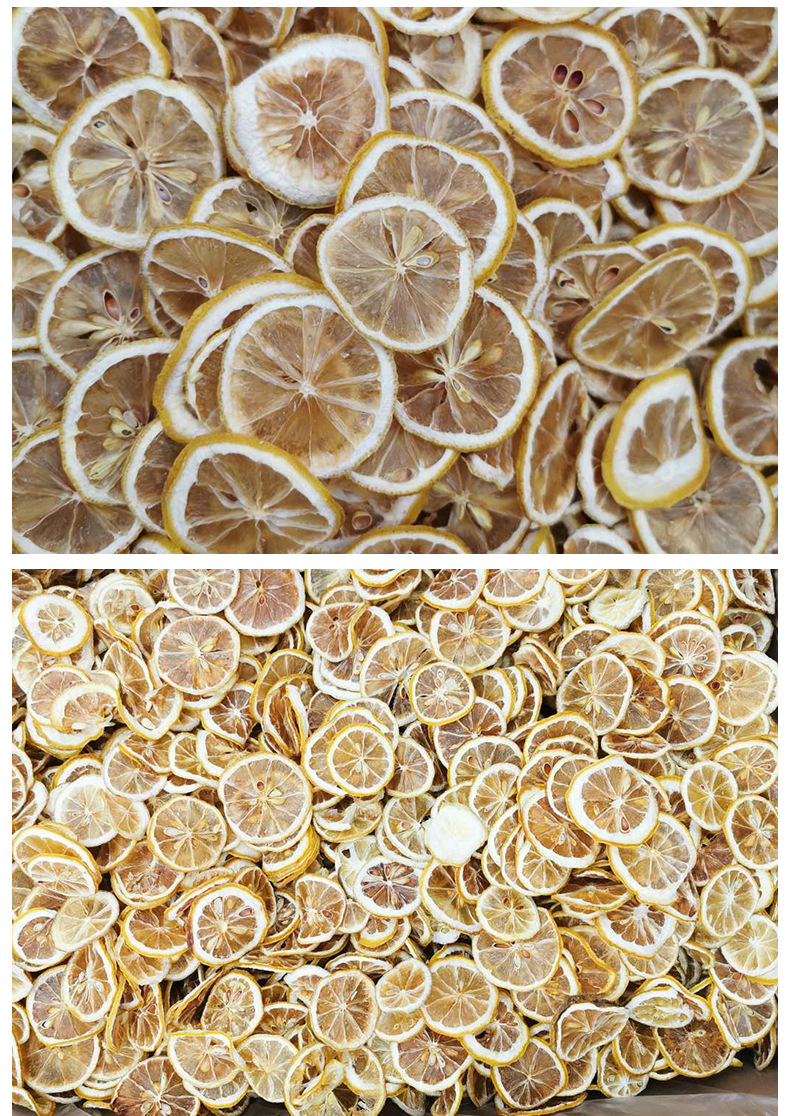 Dried Lemon Slices Ningmeng Pian Freeze Dried Herbal Tea 500g from Sichuan quality and texture