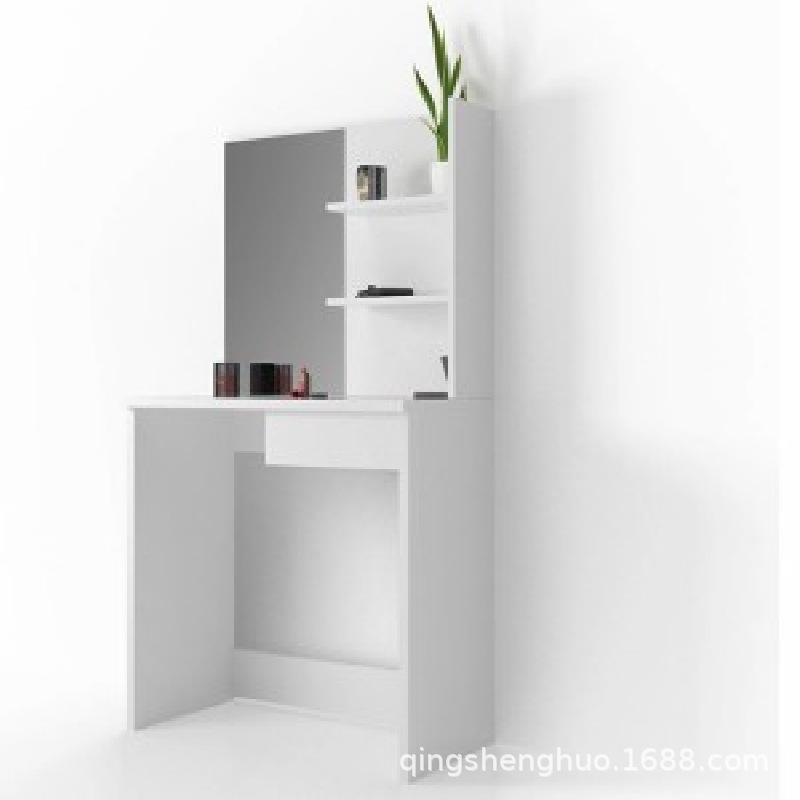 Nórdico moderno simple tocador Internet celebridad moda maquillaje Mesa pequeño apartamento blanco tocador horizontal muebles
