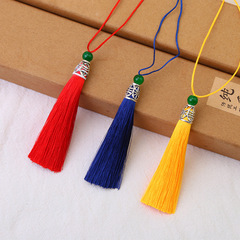 Green Pearl Tassel Alloy Lattice Hat Earrings Bookmark Sachet Accessories Bulk Affordable Wholesale Decorations