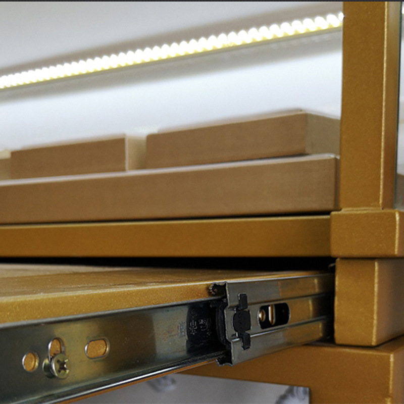 商超眼镜手表玻璃设计珠宝首饰展示柜古玩玉器陈列展柜	眼镜展柜