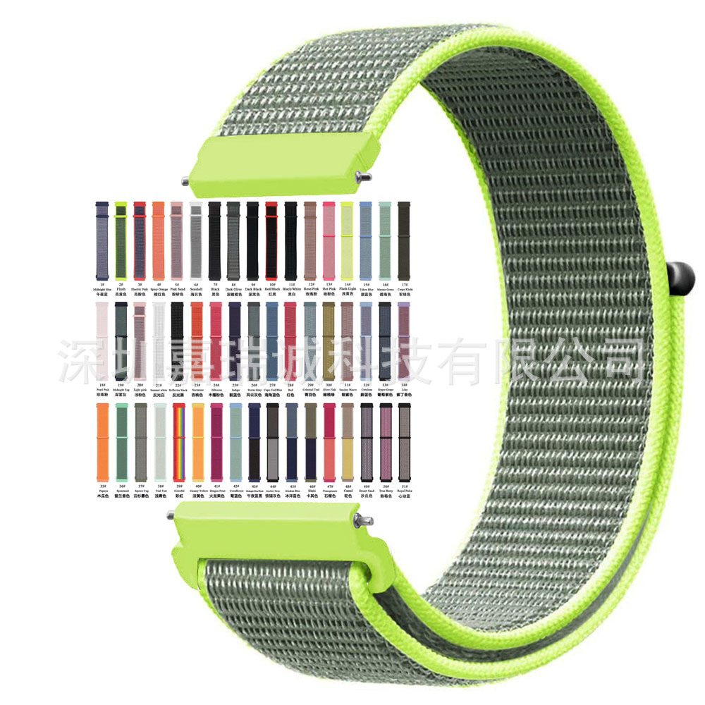 For Samsung galaxy watch42mmAmzafit Loopback nylon Watch strap currency new pattern 20MM \ 22MM