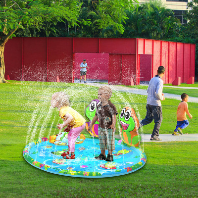 Amazon Selling Plunge children Lawn Water spray Game pad PVC inflation Penpen pool outdoors children