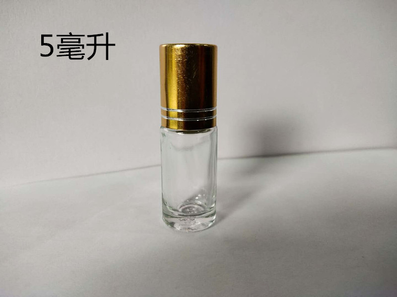 Doterui 10ml botella de bola de rodillo esmerilado colorido botella de cuentas botella de aceite esencial de vidrio botella de aceite de labios botella vacía entrega de fábrica