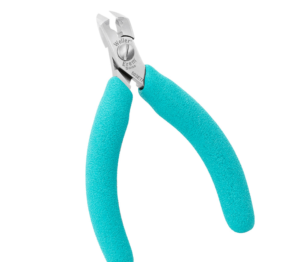 瑞士进口Erem剪钳503ETF尖口钳弯角宽头碳化钨硬质合金剪钳