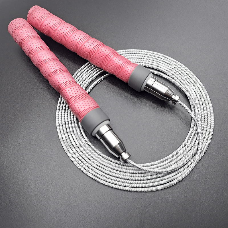 Nantong Ruiqiao Direct Selling Hand Glue Sweat-Absorbent Band High School Entrance Examination Fitness Training Racing Steel Wire Self-Locking Skipping Rope
