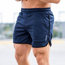 肌肉兄弟男士健身时尚系带运动跑步训练户外速干弹力薄款短裤中裤
