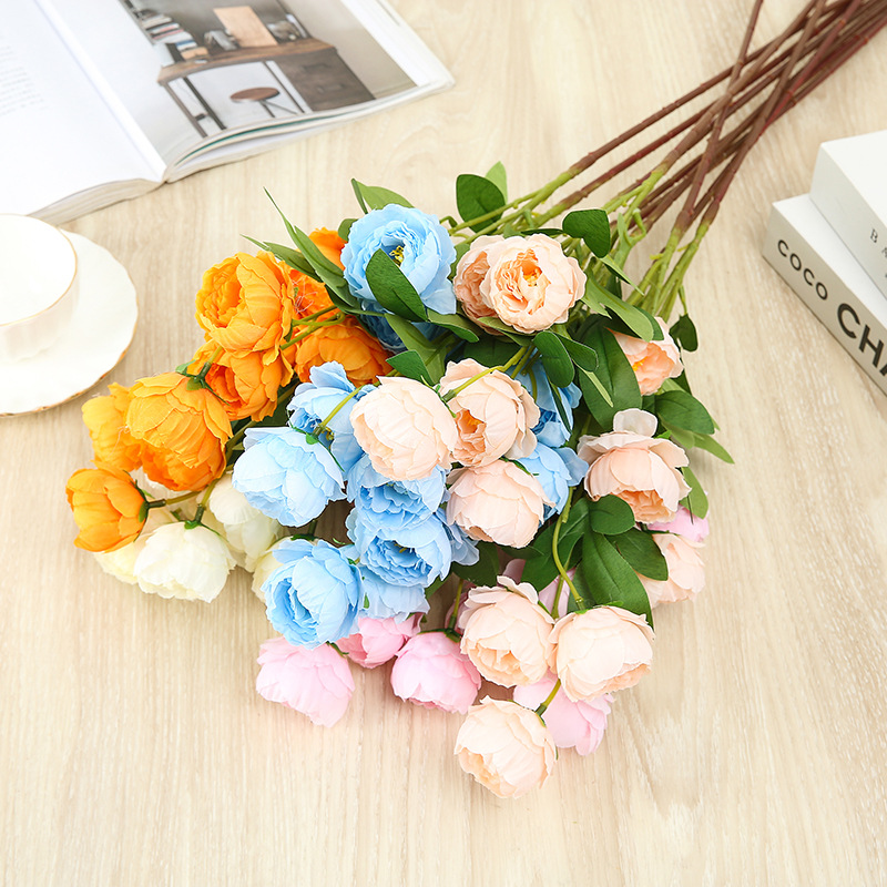 Simulation Flower Peony Wedding Home Decoration display picture 2