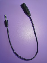 公母延長線可視魚輪電滑環公母接插件線防水袋連接線2.5耳機線