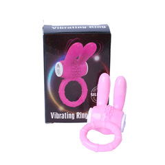 Rabbit vibrating ring, small tongue vibrating ring, fun lock semen ring, vibrating ring, sex toys, adult sex products