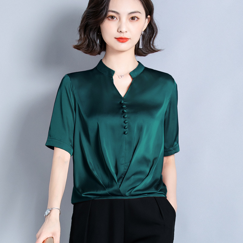 Chemisier en Mousseline de soie - Ref 3429309 Image 6