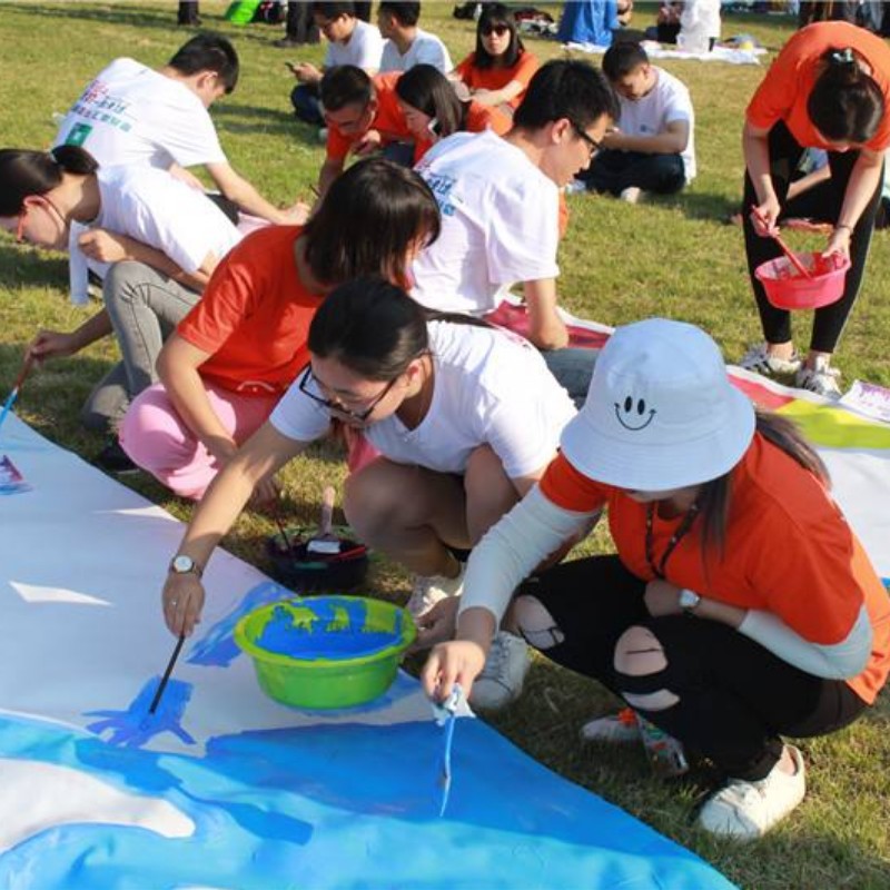 纳斯卡团队绘画耗材弱溶剂写真布户外拓展团建活动布较薄价格实惠