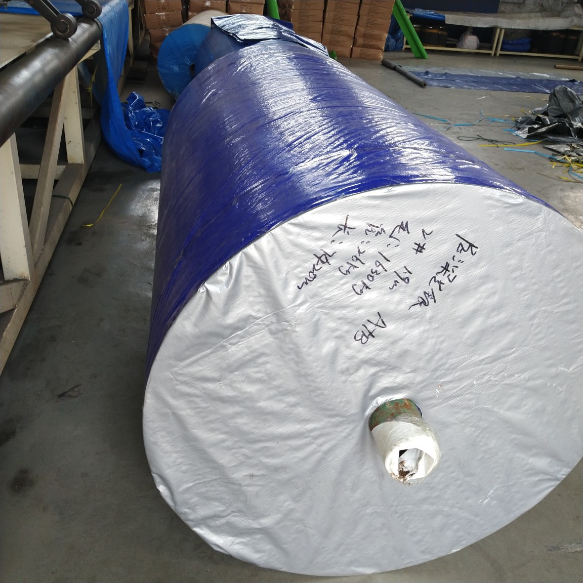 生产PE防水卷布 塑料编织布 编织涂膜布 PE防水布 白色编织布