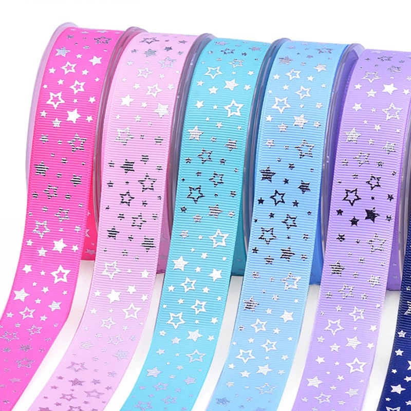 Yao Ming cinta de primavera tropical estilo serie caliente plata estrella costilla cinta hecha a mano DIY accesorios para el cabello accesorios de ropa