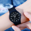 Silica gel children's watch for leisure, internet celebrity, Korean style, simple and elegant design, for secondary school