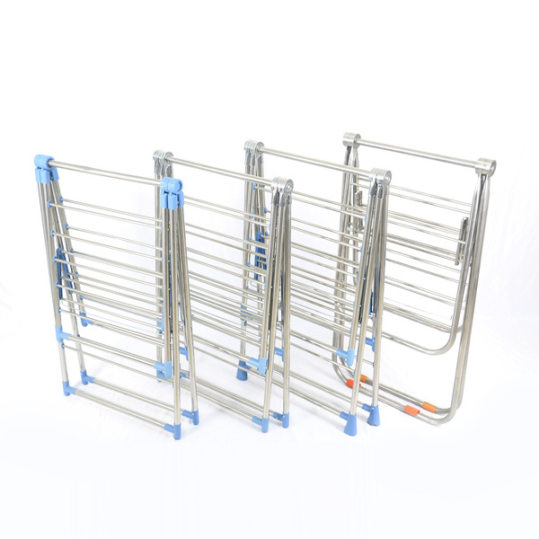 foldable creative drying rack for home use stainless steel