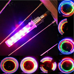 Bicycle 5LED wheel light switch hot wheels tail light bicycle valve light dead fly mountain bike valve light wholesale