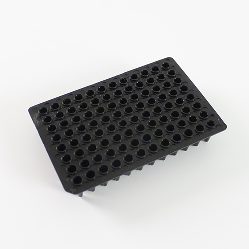 biosharp BS-PC96-E 96孔无裙边黑色PCR板 20块/包