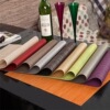 Feel at home European table mats Kitchen pvc Western pad Coaster table flag