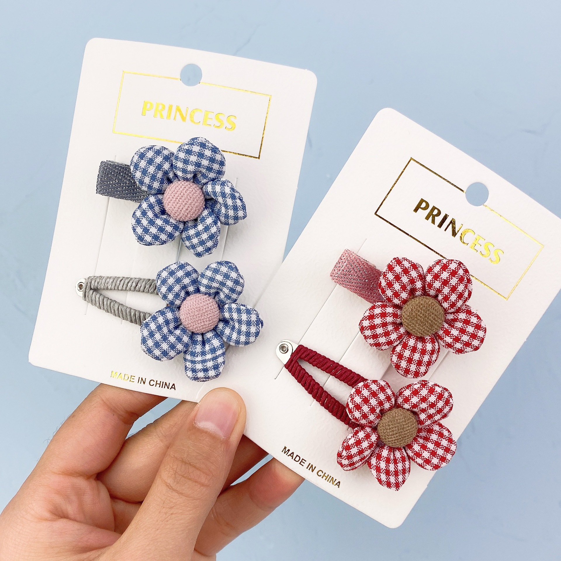 Fashion Bowknot Printing Hairpin Set display picture 2