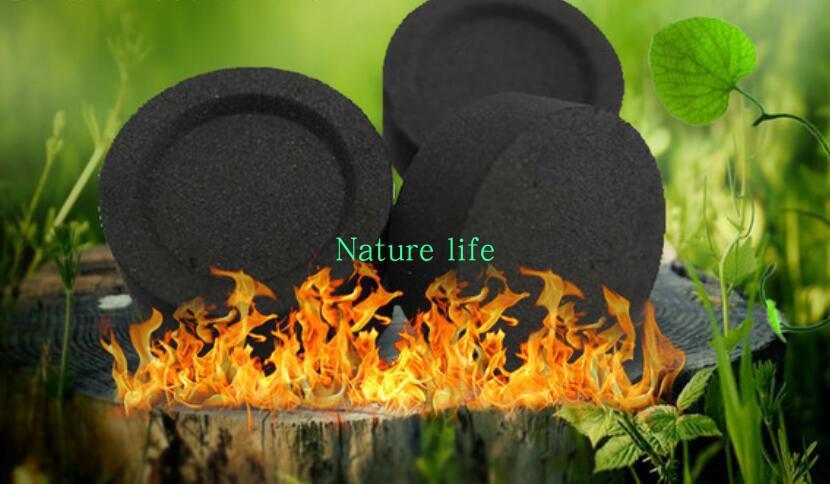 200pcs Quick Lighting Charcoal Tablets Shisha Hookah 33mm