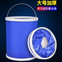Factory sales thickened Oxford cloth waterproof coating portable folding bucket car bucket outdoor multi-functional fishing bucket