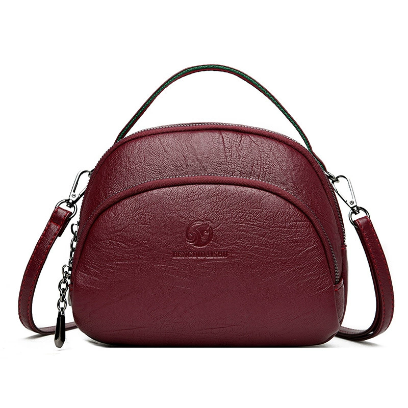 One‑shoulder bag, Korean style, soft polyurethane, compact 21×9×17 cm