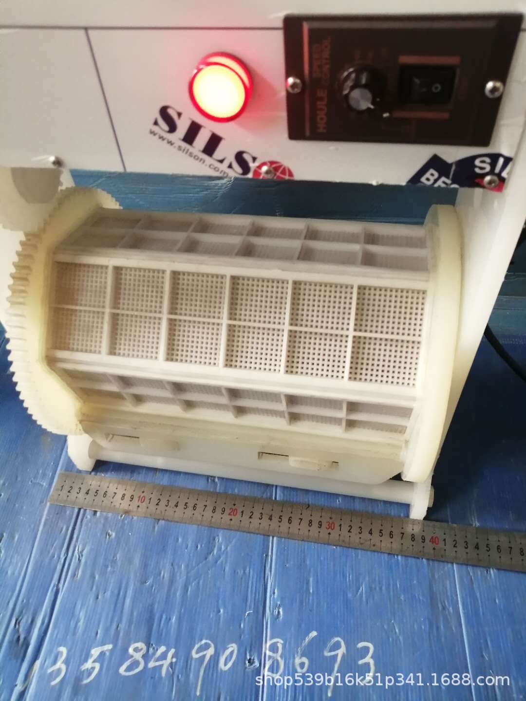 自转可调转速滚镀机1X1mm方孔化镀电镀酸洗清洗实验试验2-4公斤镀