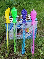 38cm Cartoon Colorful Bubble Wand Concentrated Bubble Liquid Children's Bubble Toy Western Sword Micro Business Gift