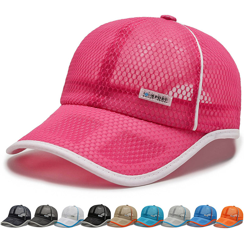 Children's Sunscreen Hat Summer Thin Short Dry Breasting Net Cap Sun Hat Solar Hat Boy Girl Baseball Cap