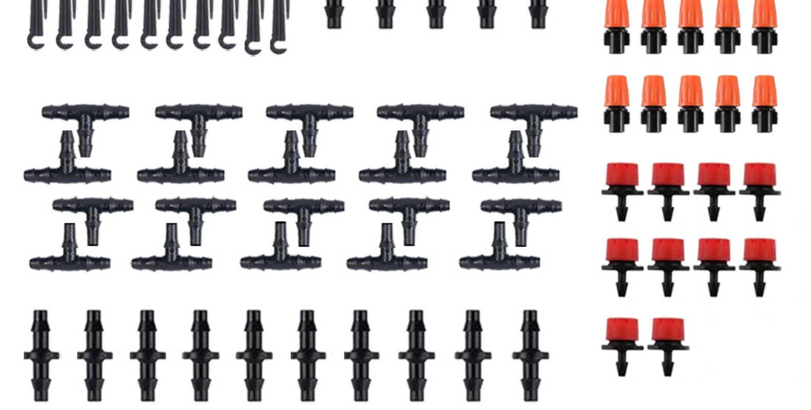 Set di irrigazione automatico a nebulizzazione per fiori, con timer, per giardino, di produzione europea e americana._voghion.com