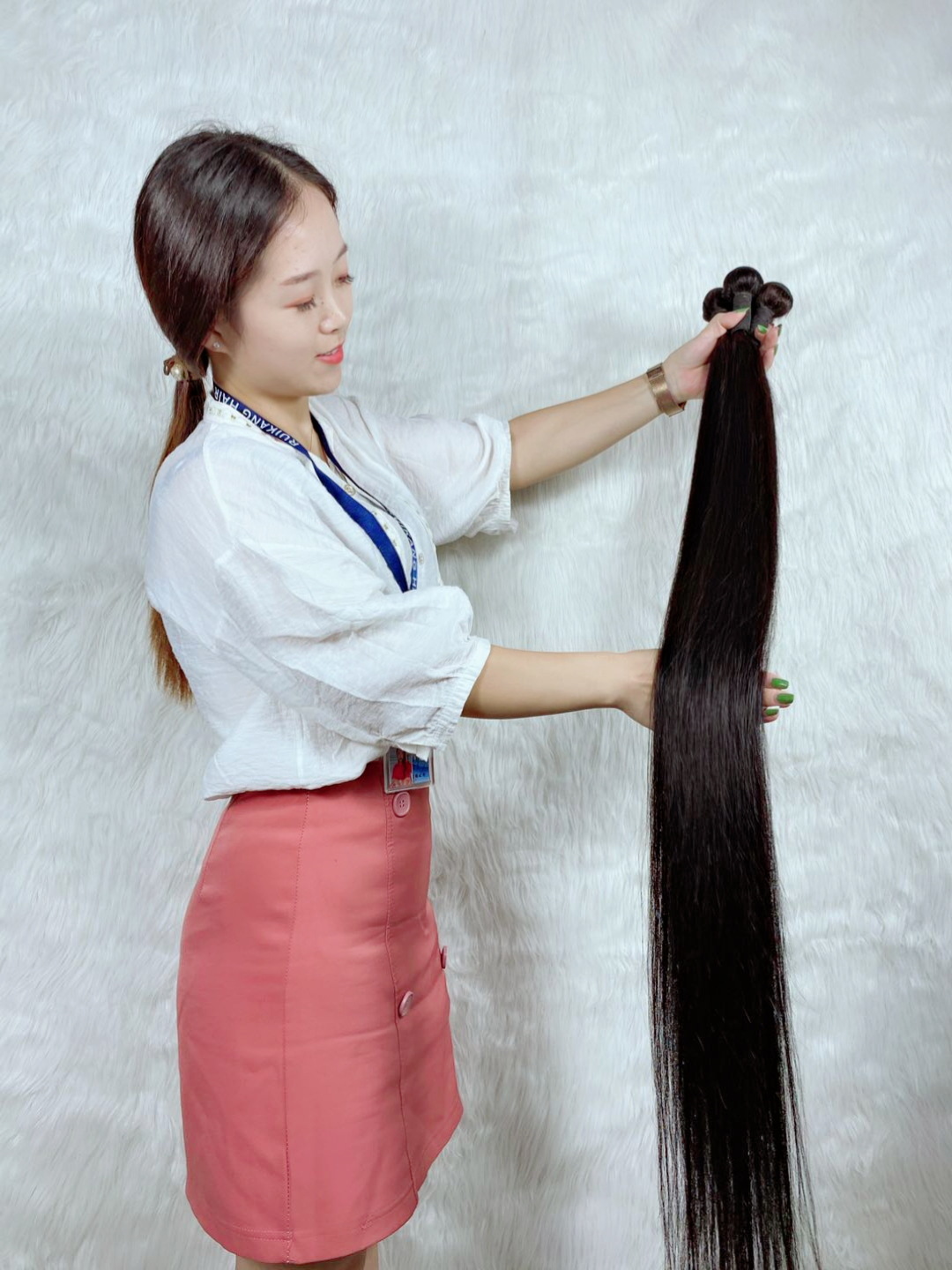 Spot 40inch inverted natural color hair...