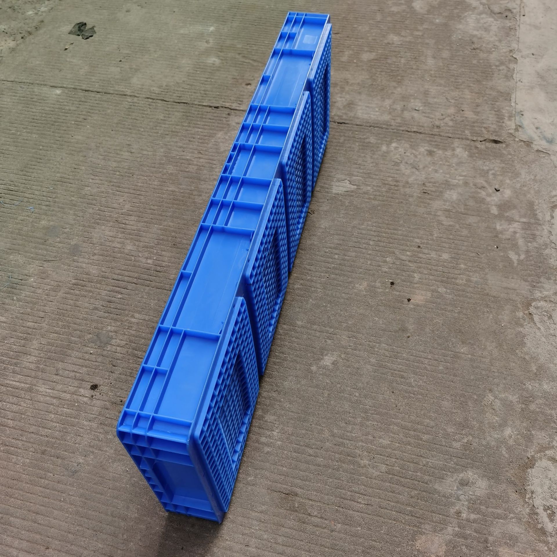 EU物流周转箱 塑料长方形物流箱 塑胶箱1200*400*120汽车零配件箱