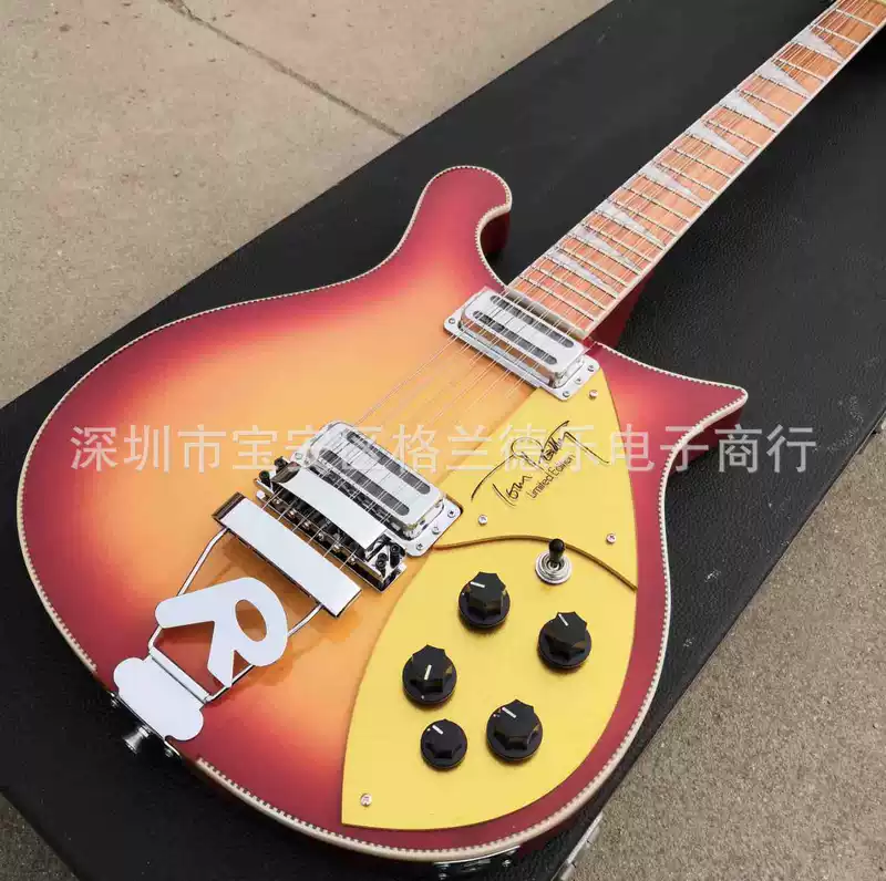 Гранд-гитара кросс-бортовая горячая продажа RicKenBacker класс 12 струнная пианино струна электрогитара производители прямое одобрение