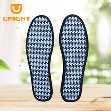 鞋垫 减震 批发男女吸汗防臭竹炭亚麻鞋垫 透气棉布运动除臭鞋垫