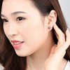 Design universal earrings, four-leaf clover, Japanese and Korean, simple and elegant design