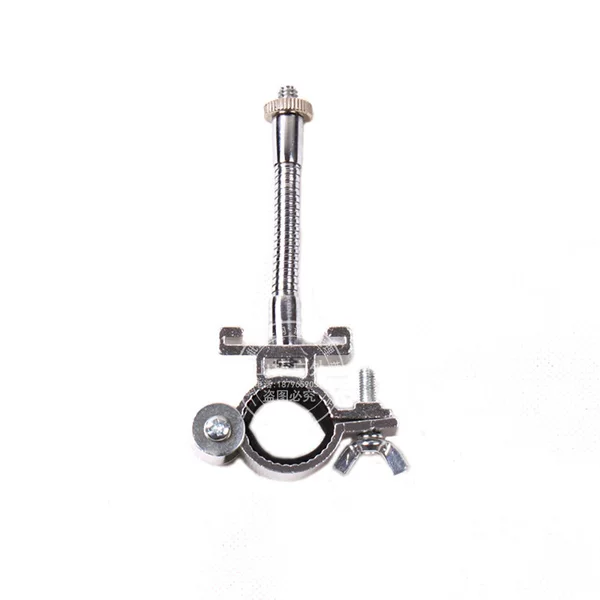 Straight rod fishing chair bracket aluminum alloy universal adjustable fishing lamp holder fishing stool fishing chair lamp holder