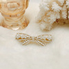 Hairgrip from pearl with bow, hairpin, brand South Korean goods, Korean style, internet celebrity