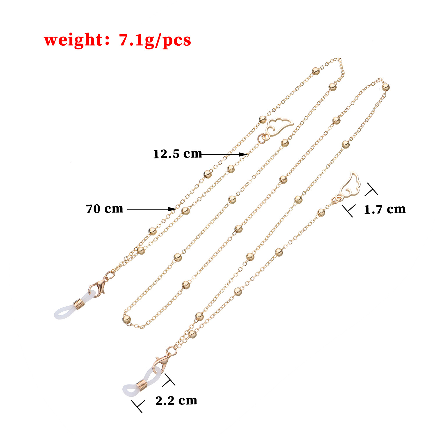 Fashion Wings Chain Glasses Chain display picture 4