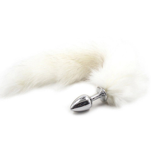 Metal Fox Tail Anal Plug Couple Role Play Back Plug Female Appliances Adult Sex Toys Wholesale