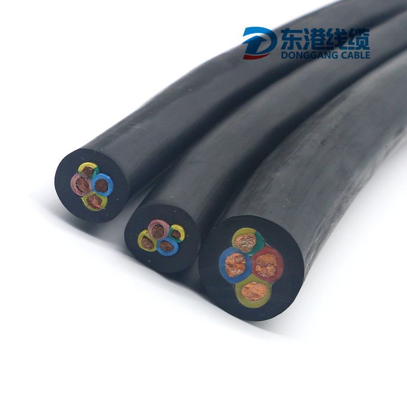供应多芯 单芯 橡套潜水泵电缆 防水橡套软电缆