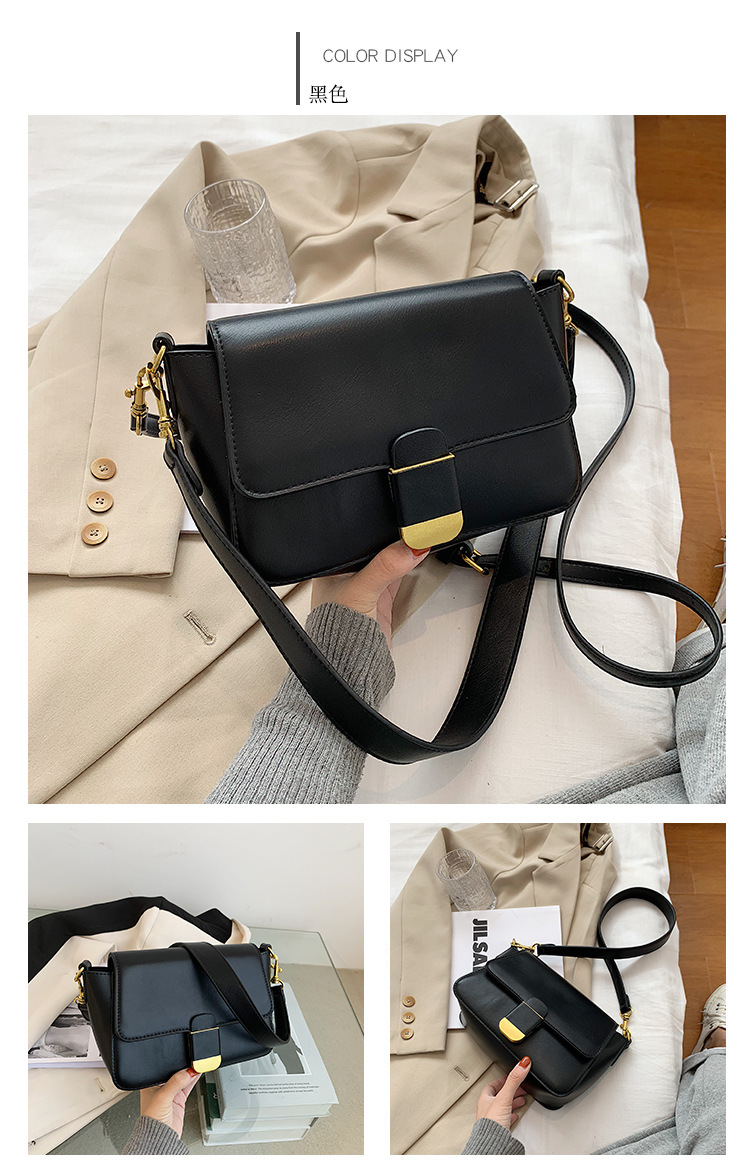 Simple Autumn And Winter New Fashion All-match Messenger Single Shoulder Small Square Bag display picture 11