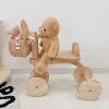 ins Tricycle children Balance car Play house Toddler garden cart Yo Bicycle solid wood shot prop