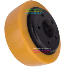 搬易通電動前移式蓄電池叉車TFA10驅動輪轉向輪子 叉車配件PU輪